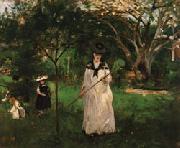 Berthe Morisot The Butterfly Hunt china oil painting artist